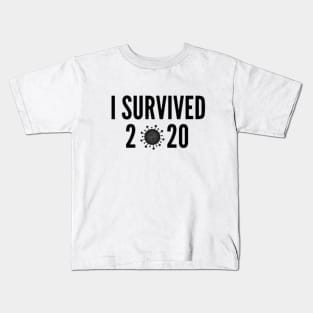 I Survived 2020 Kids T-Shirt